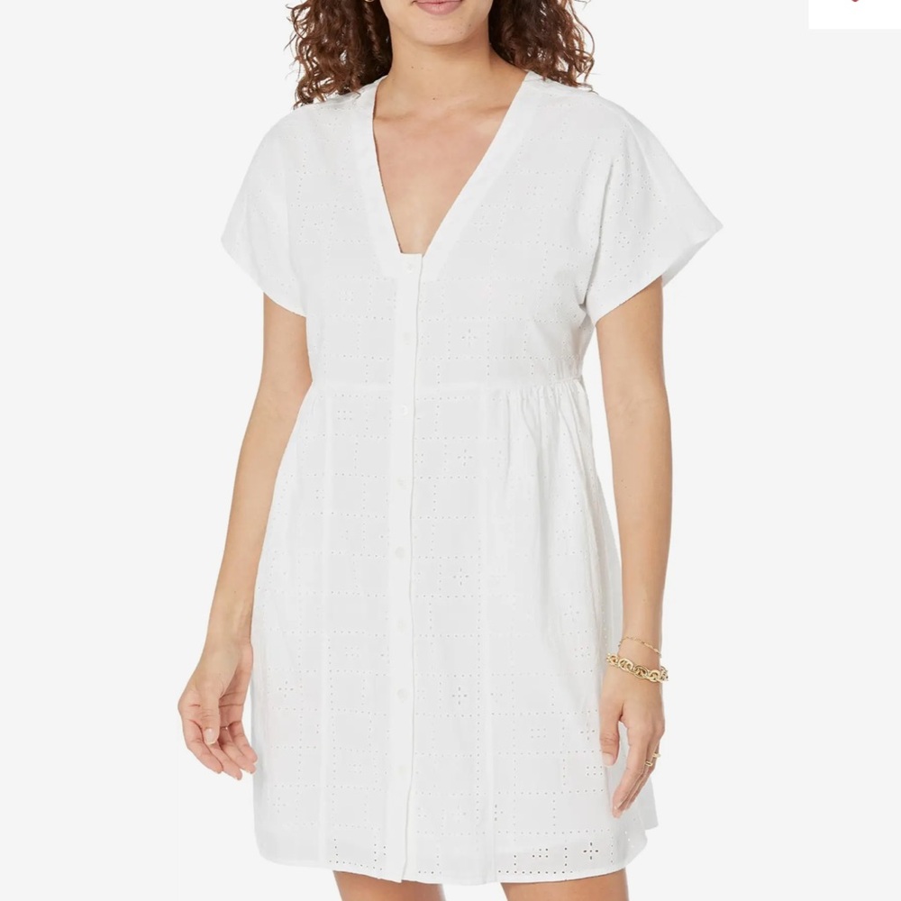 NWT Madewell Erin Mini Dress - Eyelet